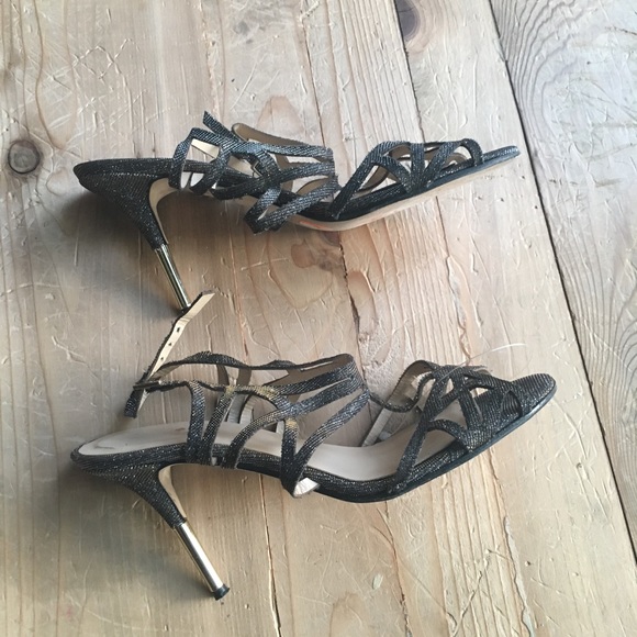 Metallic Kate Spade New York scrappy high heels - Picture 1 of 6